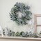 Northlight Iced Leaves and Winter Berries Artificial Christmas Wreath - 24 inch, Unlit